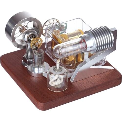Creative Stirling Engine Model Music Box Steam Engine External Combustion Engine Physics Education Toy