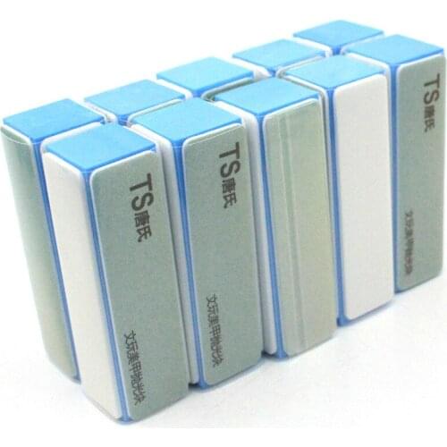 10Pc mini Polishing of nails Jewelry Four-Sided Cleaning Polishing Bars Jewelers Rouge Fine Polish Tool nails accessoires