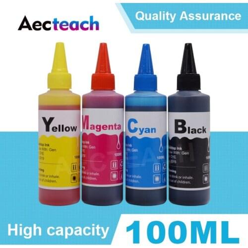 Aecteach Dye Refill Ink Kit For Canon PGI 525 CLI 526 PIXMA iP4850 iP4950 MG5150 MG5250 MG6150 MG8150 MX885 MG5350 Printer Ink