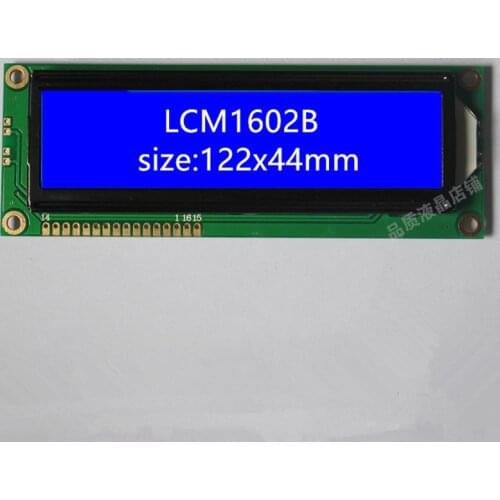 New Big Size 1602 16X2 Character LCD Module Display Screen LCM Blue / Yellow Green