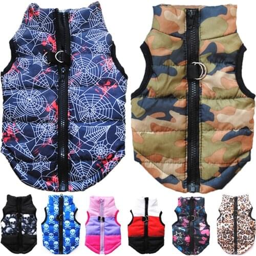 Pet Dog Clothes Coat Jacket Winter Autumn Clothing for French Bulldog Chihuahua Puppy Outfits Small Cloth For Yorkshire