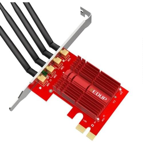 PCIE Wireless lan card 2.4/5.8G PCI Express 4*5dBi Network Card 11AC 1900M Expansion Card Adapter for pc Desktop Windows7/8.1/10