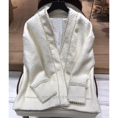 Style New wear thin with short small fragrance top for women s fashion inner professional coat,Can be customized size