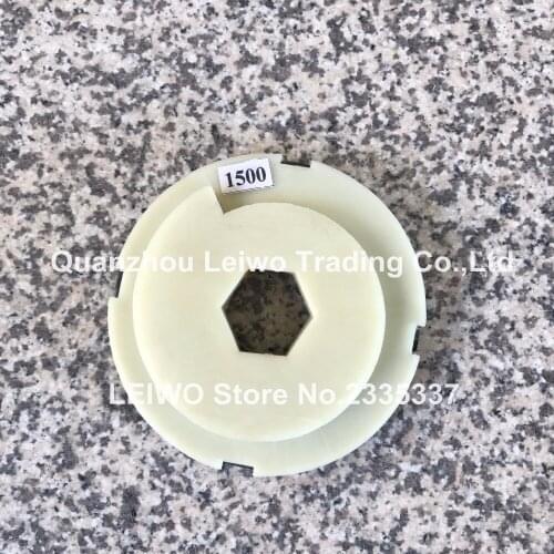 Snail Lock Edge Polishing Pads 5 inch (125 mm) Granite Abrasive Tools Resin Polishing Wheel 1500 Grit 10 Pcs/Lot