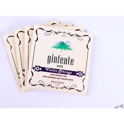High quality 5set 4/4 Violin String yinfente Brand Full size violin parts