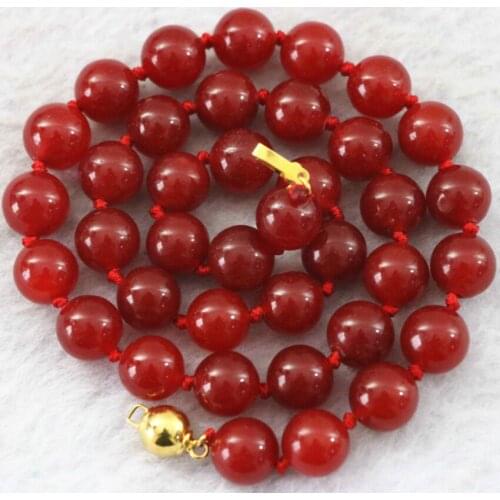 5 style natural stone chalcedony jades chain necklace women 8mm 10mm 12mm round faceted beads choker jewelry 18inch B1016