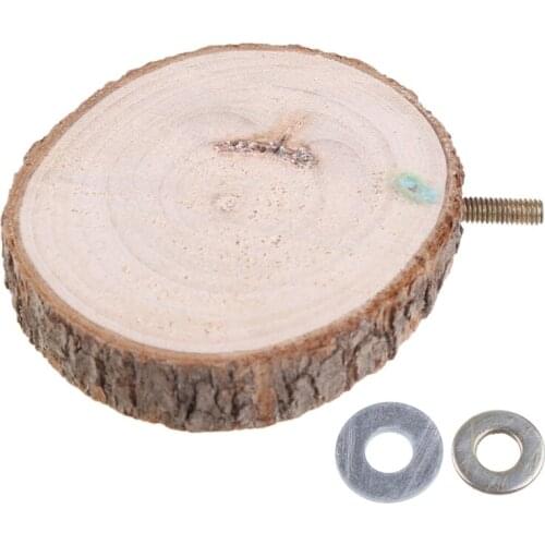 Pet Bird Parrot Chew Toy Wooden Hanging Swing Birdcage Parakeet Cockatiel Cages