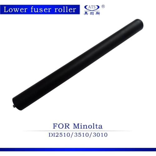 DI 2510 3510 3010 Lower Fuser Roller For Konica Minolta DI2510 DI3510 DI3010 Compatible Pressure Roller Photocopy Machine