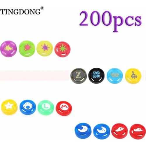 200 Pcs for NintendoSwitch NS JoyCon Controller Analog Thumb Grips Joystick Cap for Nintend Switch Lite Joy Con Joycons