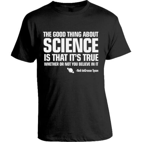 2019 Fashion Short Sleeve Cotton O Neck Tops Free Shipping Science Funny T-shirts Cool T Shirts For Men