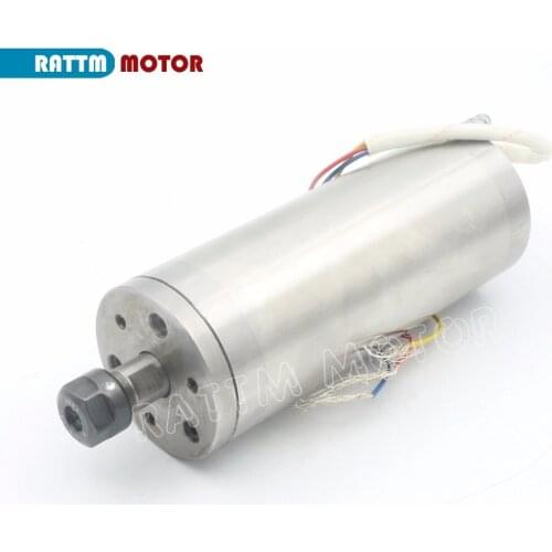 0.3KW 300W 75V Water-cooled spindle ER8 4.5A high speed 60000rpm 300W water cooling spindle motor for cnc Router Engraving