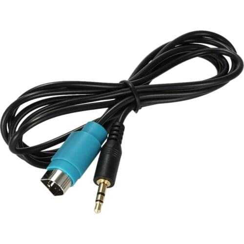 KKmoon 3.5mm Aux Cable Connection Line Audio Adapter for ALPINE KCE-236B for iPod iPhone 6S 6 Plus 6 5S 5 5C MP3 for Cars