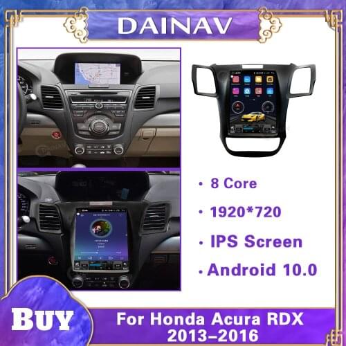 2 Din Android 10.0 Car Radio For Honda Acura RDX 2013 2014 2015 2016 Car Stereo Autoradio Auto Audio GPS Navigation player