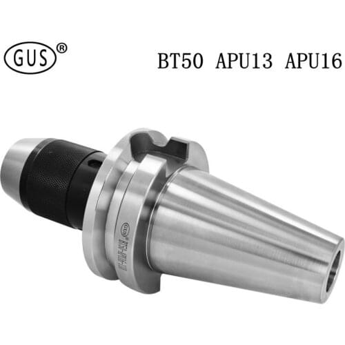 Free shipping BT50 tool holder APU drill chuck APU13 1-13 APU16 1-16 shank milling machine drill chuck self-tightening drill