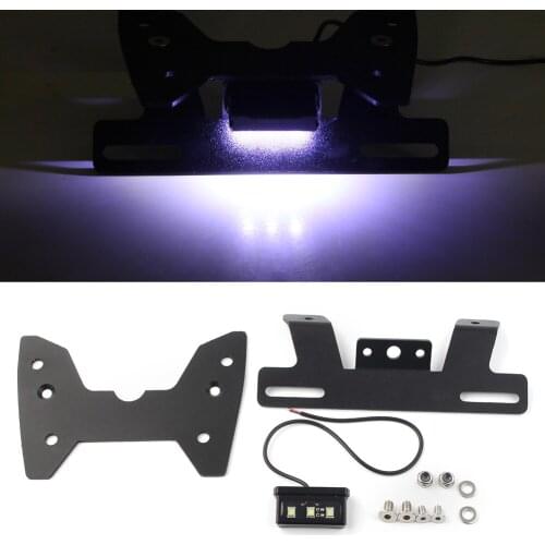 Motorbike Rear License Plate Holder Black License Plate Frame for SUZUKI GSX-R 600 2008-2010