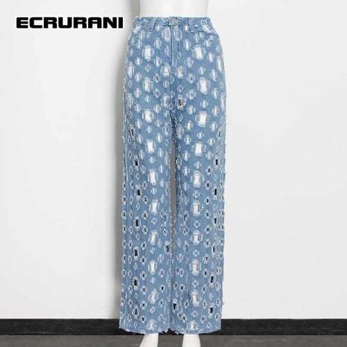 ECRURANI Womens Summer Jeans