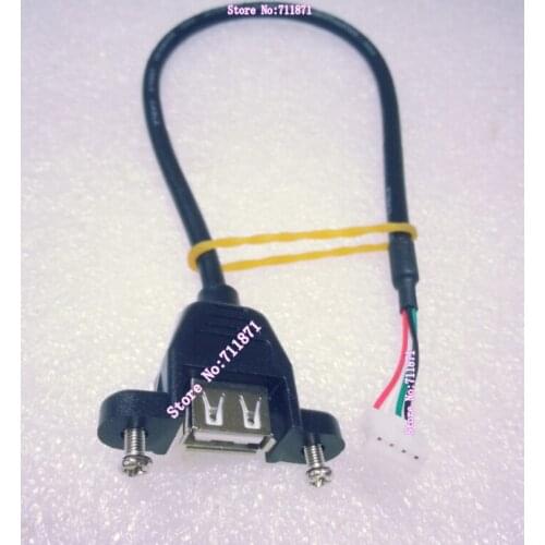 30cm Screw hole fixed USB Cable PH 2.0 pitch 4P USB Cable Line 4Pin Plug Male USB2.0 Female tieline 4Pin 4P Male USB Female