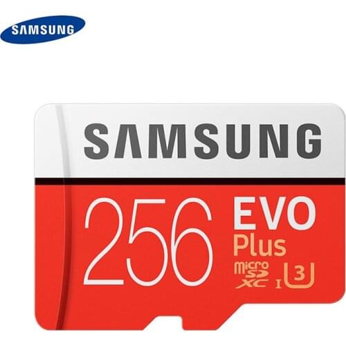 SAMSUNG EVO Plus 256GB Micro SD Memory Card Class10 U3 UHS-I TF Card 4K HD Flash Card for Mobile phone Smartphone Tablet etc