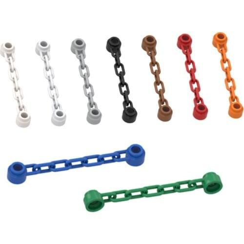 10PCS Building Blocks 92338 1x6 Chain 5 Links High-Tech Bricks Assembles Particles DIY Education Parts Toy For Children Gift