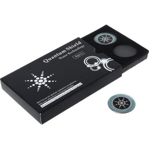 YYDS 6Pcs/Set Round Quantum Shield Sticker Mobile Phone Stickers For Cell Phone from EMF Fusion Excel Anti Radiation Protection