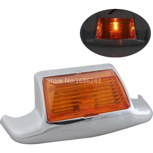 Motorcycle Rear Fender Tip Light Lamp Edge LED Mudguard Trim Driving Light For Harley FLSTC Heritage Softail Classic FLHT FLHS