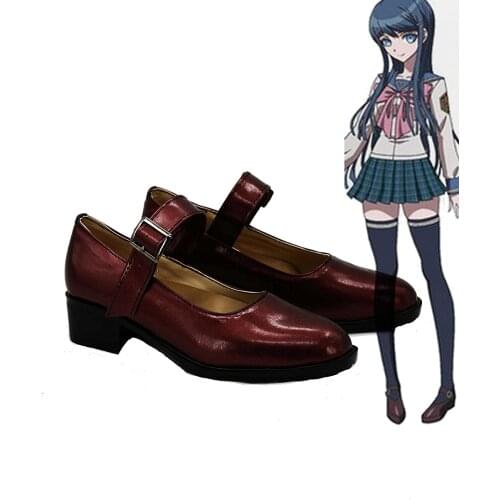 Sayaka Maizono Shoes Cosplay Danganronpa Sayaka Maizono Cosplay Shoes Flat Boots Custom Made Any Size