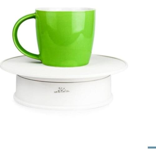 Round Display Stand Battery Powered Moving Rotary Rotating Lamp Bases Turntable Stand Holder Desk Table For Jewelry Toys Watch