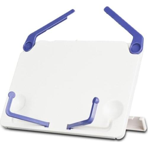 Portable Bookend Stand Reading Book Stand Books Recipe Shelf Folding Holder Organizer for Music Score Recipe Tablet