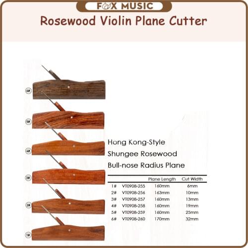 Violin Plane Cutter Rosewood Veining Plane W/ Stainless Steel Blades Violin Parts Accessories DIY Violin Tools