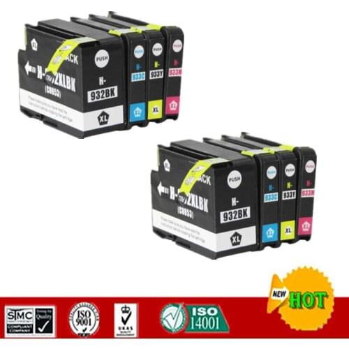Compatible ink cartridge for HP932XL HP932 HP933 Suit for HP Officejet 6100 6600 6700 7110 7610 7612 7510 7512 etc