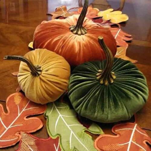 Pumpkin Decoration Wreath Creative Halloween Decoration Christmas Tree Decoration Exquisite Random Color 1 Piece
