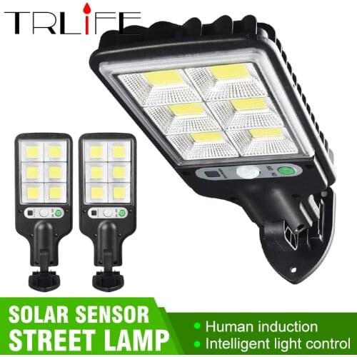128COB Solar Street Lights Outdoor Solar Lamp IPX65 Waterproof Motion Sensor Security Lighting for Garden Patio Path Yard
