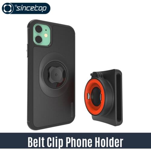 Vertical Universal Buckle Lock Cell Phone Bracket Sport Waist Belt Clip Holder kit for iphone for Gym Outdoor Riding Running