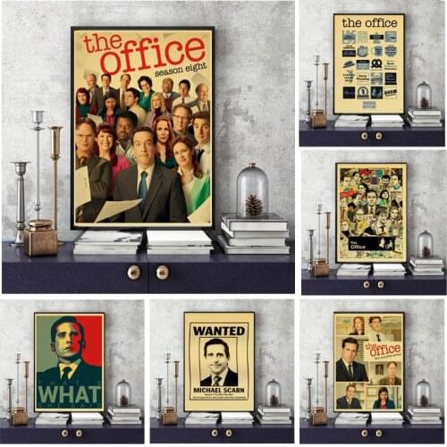 Vintage Poster Newly TV Drama The Office Poster Printed On Kraft Paper Clear Image Wall Home Decoration Good Quality Prints