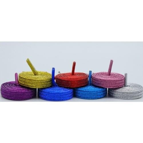 Weiou Lace 6MM Colourful Solid High Ranking Flat Shoe Lacet With Elastic Ropes Echo-Friendly Material String Run Hike Cordones
