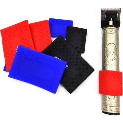 Silicon Rubber Antiskid Sleeve Barber Hairdressing Tool Trimmer Grip Hair Clipper Grip Protective Cover Hair Clipper Accessories