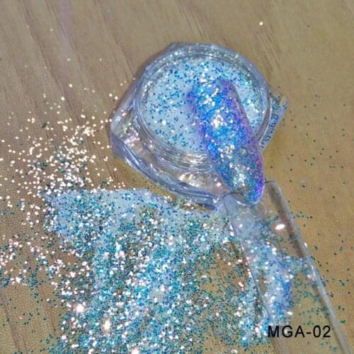 1 box Unicorn Nail Glitter Pixel Effect Glitter Sequins Chameleon Iridescent Nail Sparkle Manicure Makeup Nail Art Decoration