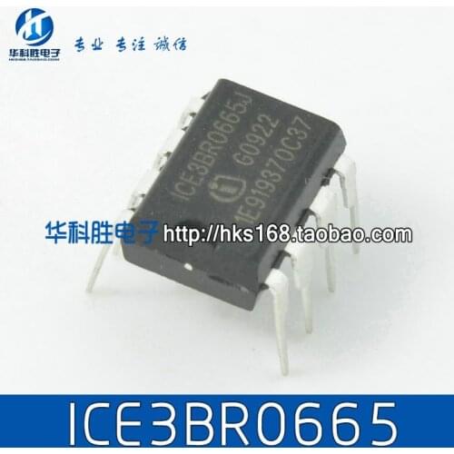 10PCS/ ICE3BR0665 ICE3BR0665J DIP-8 DIP8