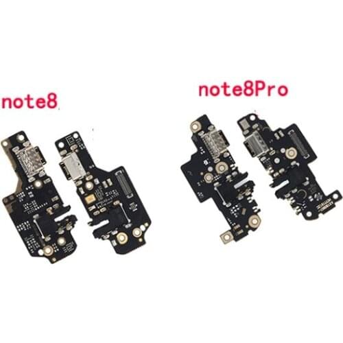 10PCS/Lot For Xiaomi Redmi NOTE 8 Pro USB Charging Dock Jack Plug Socket Port Connector Charge Board Flex Cable