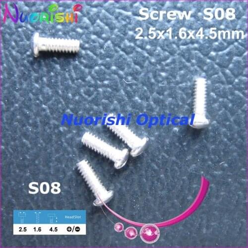 S08 2.5x1.6x4.5mm 10000pcs Sunglasses Eyewear Sunglass Glasses Spectacle Repairing Mini Screws Free Shipping