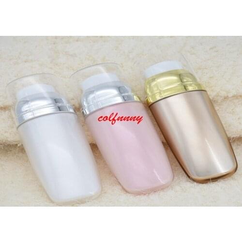300pcs/lot 30/50ml pearl white gold pink ACRYLIC soft tube or BB cream bottle or foundation bottle or press pump bottle F060406