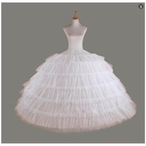 WHITE Super Big WEDDING BRIDAL PROM PETTICOAT UNDERSKIRT CRINOLINE
