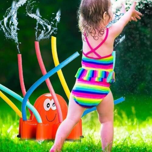Kids Water Spray Sprinkler Backyard Lawn Garden Sprinkler Toy Child Outdoor Water Spray Toy Lawn Sprinkler Sea Animal Splash Toy