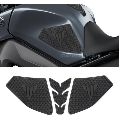 For Yamaha MT-09 MT 09 MT09 2021 - Motorcycle side fuel tank pad Tank Pads Protector Stickers Decal Gas Knee Grip Traction Pad