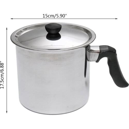Bee Wax Melting Pot Stainless Steel Beeswax Pouring Pots with Handle Candle Making Melt Tools