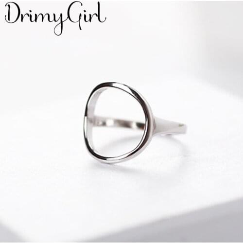 Personality Circle Rings For Women Charm Engagement Rings Men Vintage Knuckle Finger Jewelry