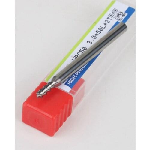 5Pcs HRC50 d3*8*D4*50L 3 Flutes Spuare End Mills For Aluminum Alloy Processing Bit Milling Tools Carbide CNC Router bits