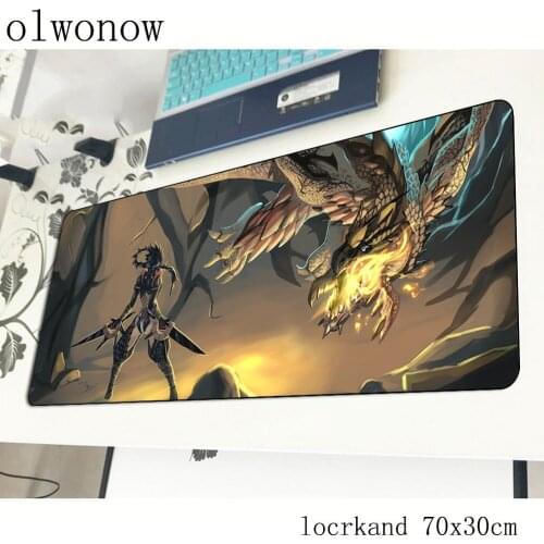 Monster Hunter mousepad gamer 700x300x3mm gaming mouse pad large Beautiful notebook pc accessories laptop padmouse ergonomic mat