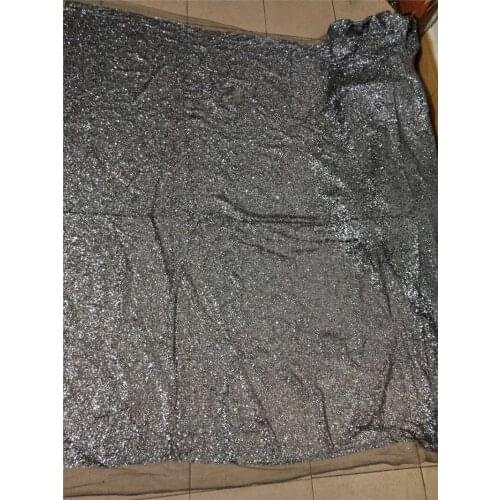 All glitter Pretty deisgn JRB-122829 nigerian glued glitter lace fabric hot selling glitter net lace fabric