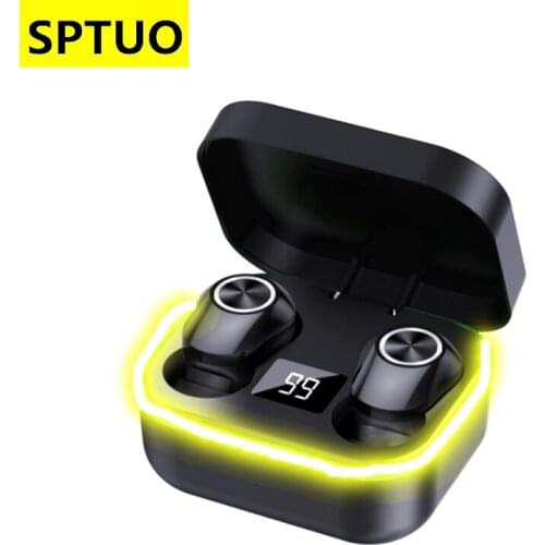 TWS M8 Wireless Bluetooth 5.1 Headset Breathing Led Earphones Sport Headset HiFi Stereo Earbuds For Android iPhone Redmi headset